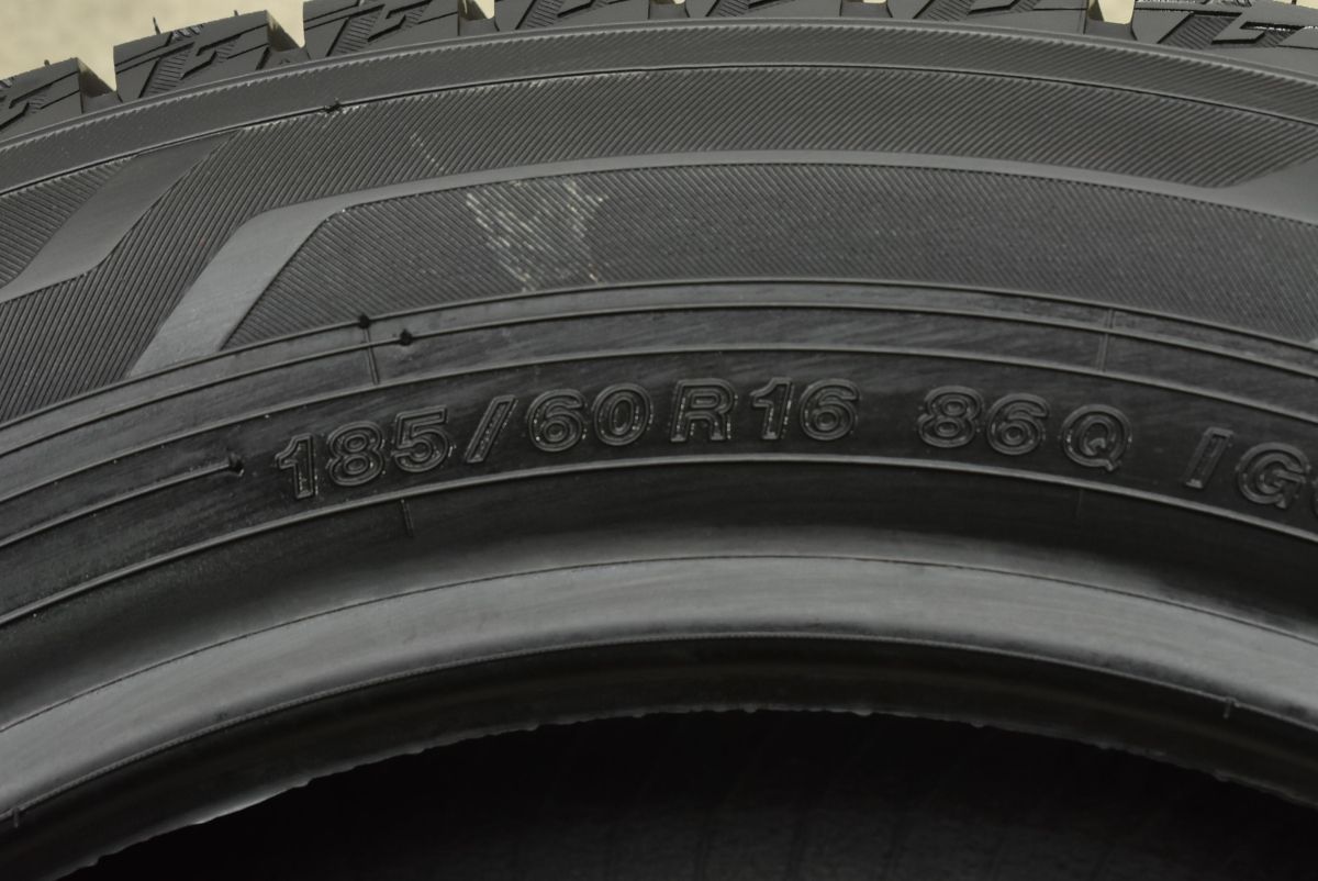  ヨコハマ アイスガード iG 60 185 R 16 4本セット アクア フィット ノート MAZDA 2 デミオ スタッドレス バリ 交換用 16インチ タイヤ ホイールセット