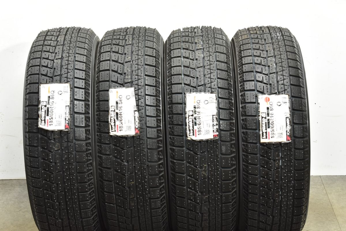 ヨコハマ アイスガード iG 60 185 R 16 4本セット アクア フィット ノート MAZDA 2 デミオ スタッドレス バリ 交換用
