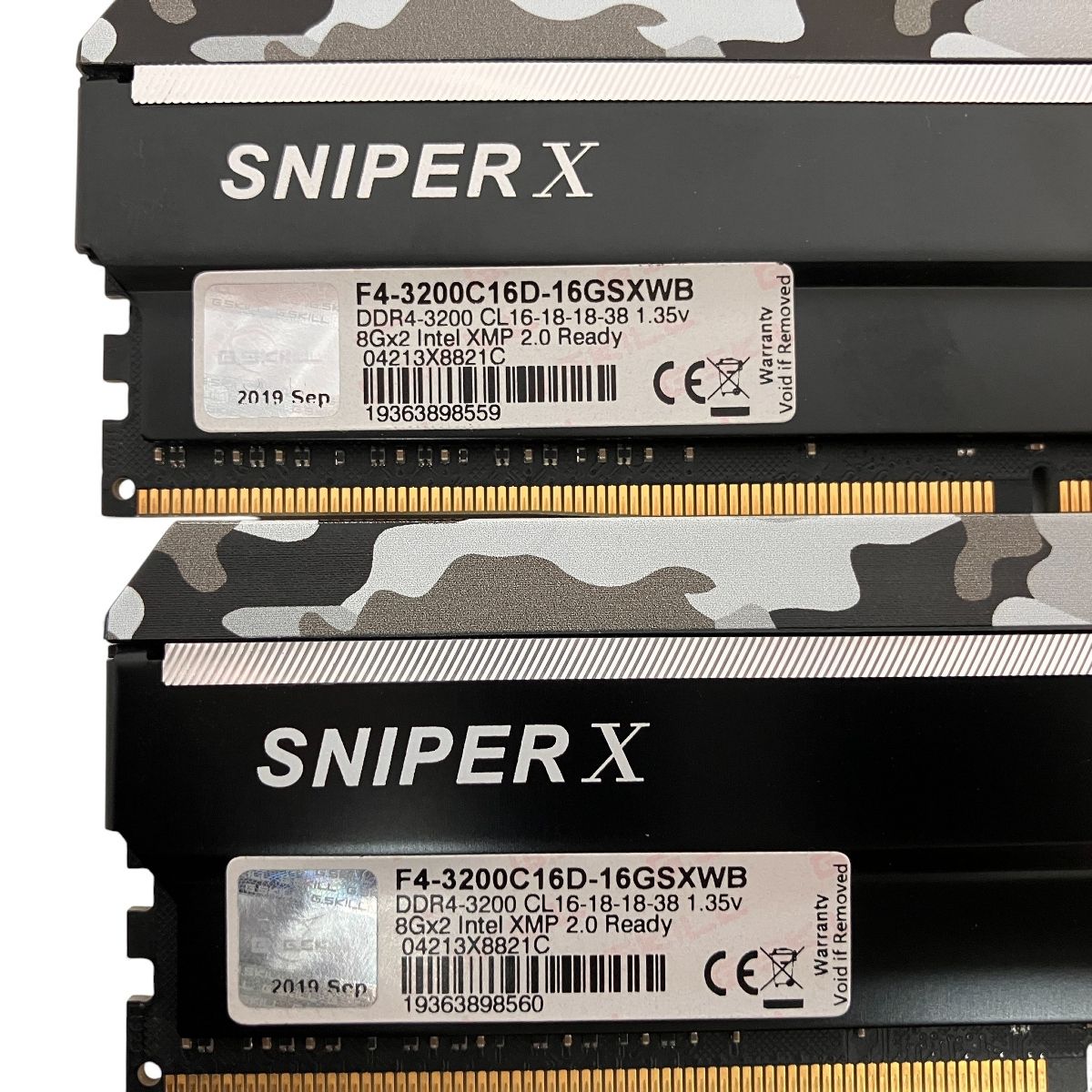  G SKILL SNIER X F 4 16 GSXWB 8 GB PCパーツ 部品 PC メモリー PCパーツ