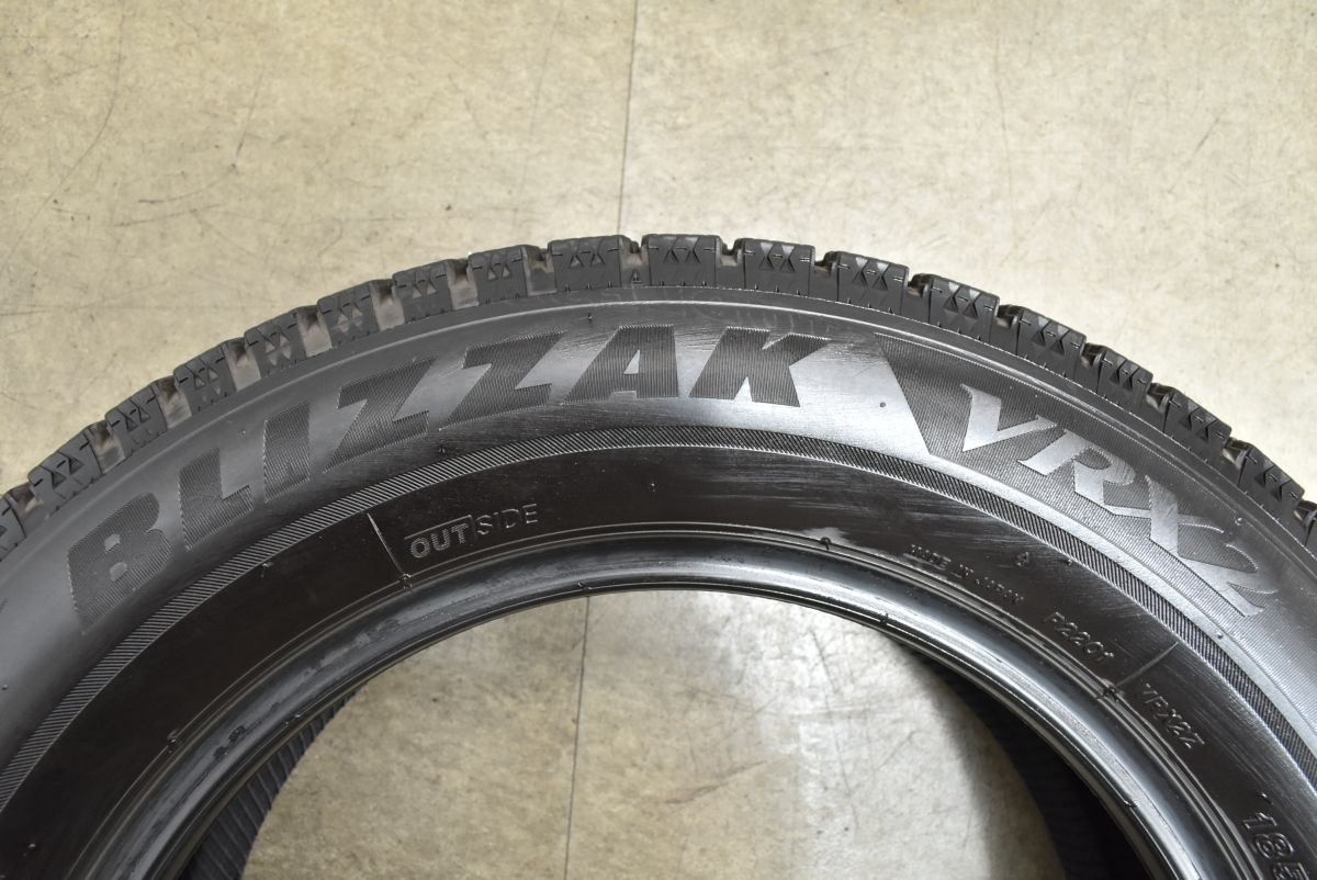  バリ溝 ブリヂストン ブリザックVRX 2 185 65 R 15 4本 カローラフィールダー アクア JPNタクシー フィット ノート MAZDA デミオ ポロ 15インチ スタッドレス