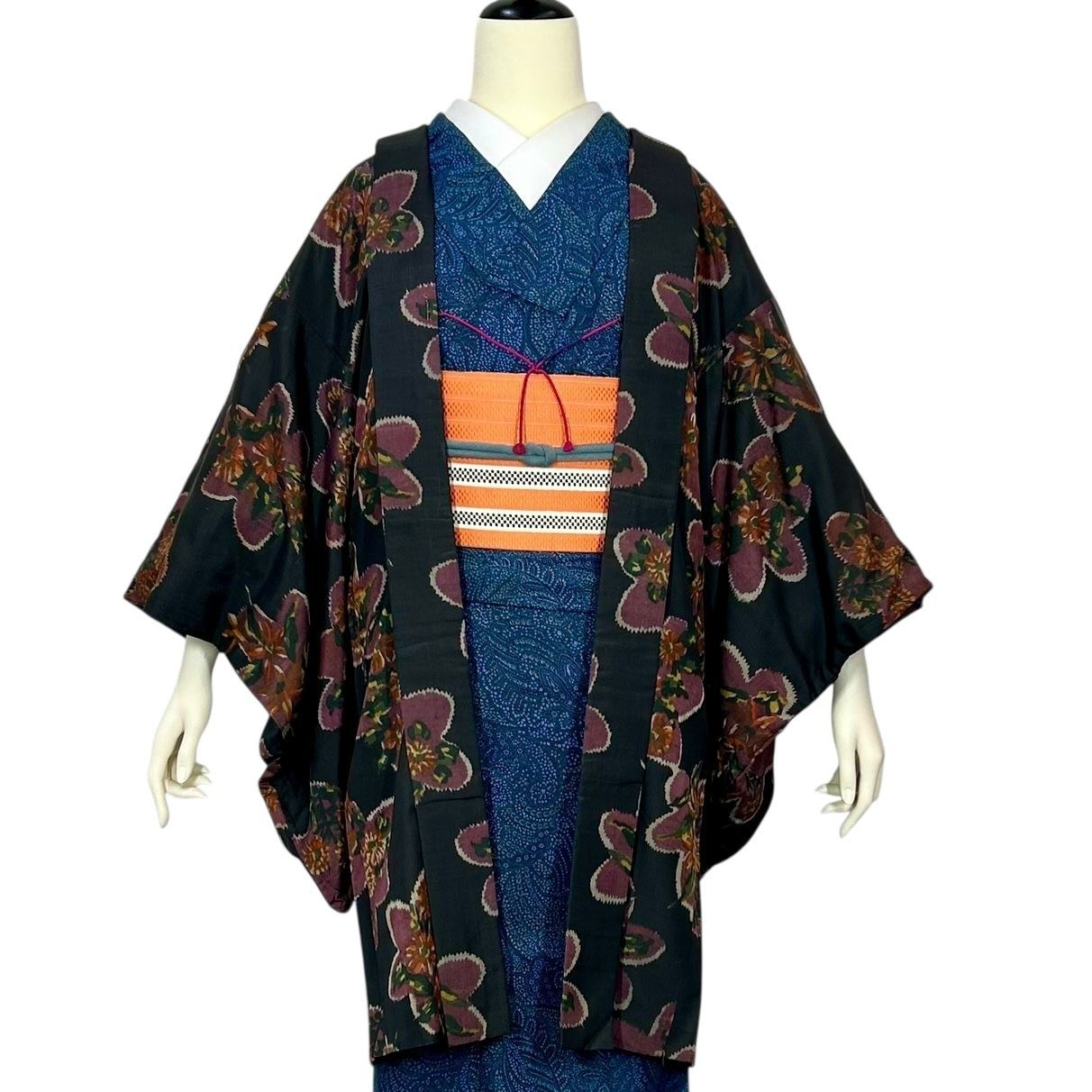 羽織 長羽織 アンティーク 銘仙 - メルカリ