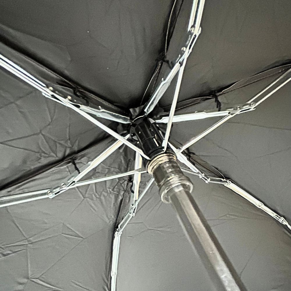  コーチ COACH 傘 折りたたみ傘 小物 UVカット シグネチャー ミニ アンブレラ CZ 197 SVEEW ウォルナット ブラック 晴雨兼用 折りたたみ傘