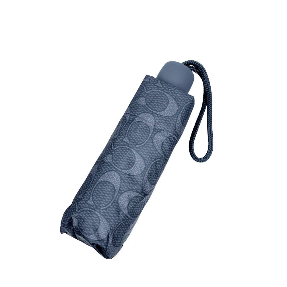 コーチ COACH 傘 折りたたみ傘 小物 UVカット シグネチャー ミニ アンブレラ CZ 197 SV CB シャンブレー