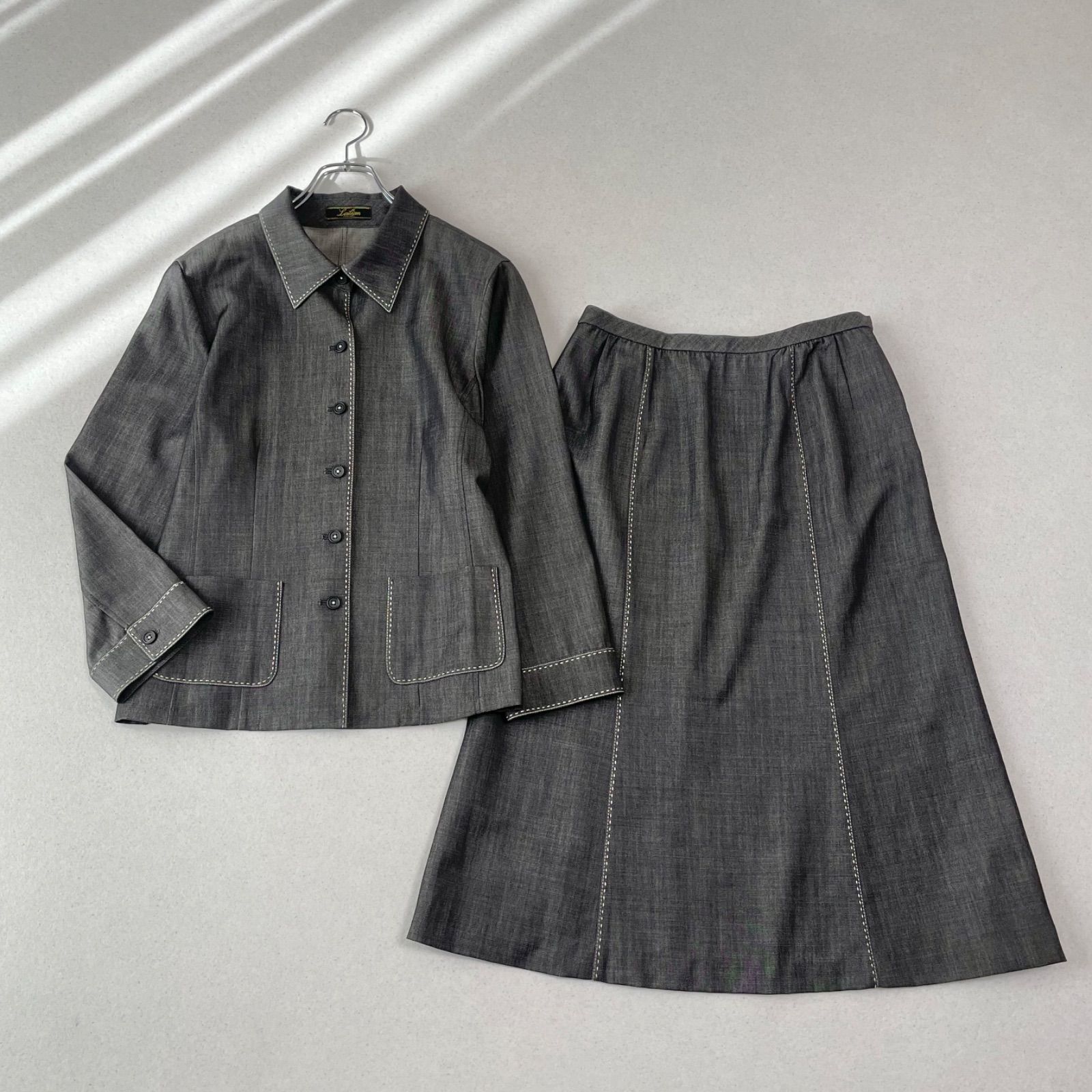 Leilian レリアン 大きいサイズ 13+ 金タグ / イタリア製生地