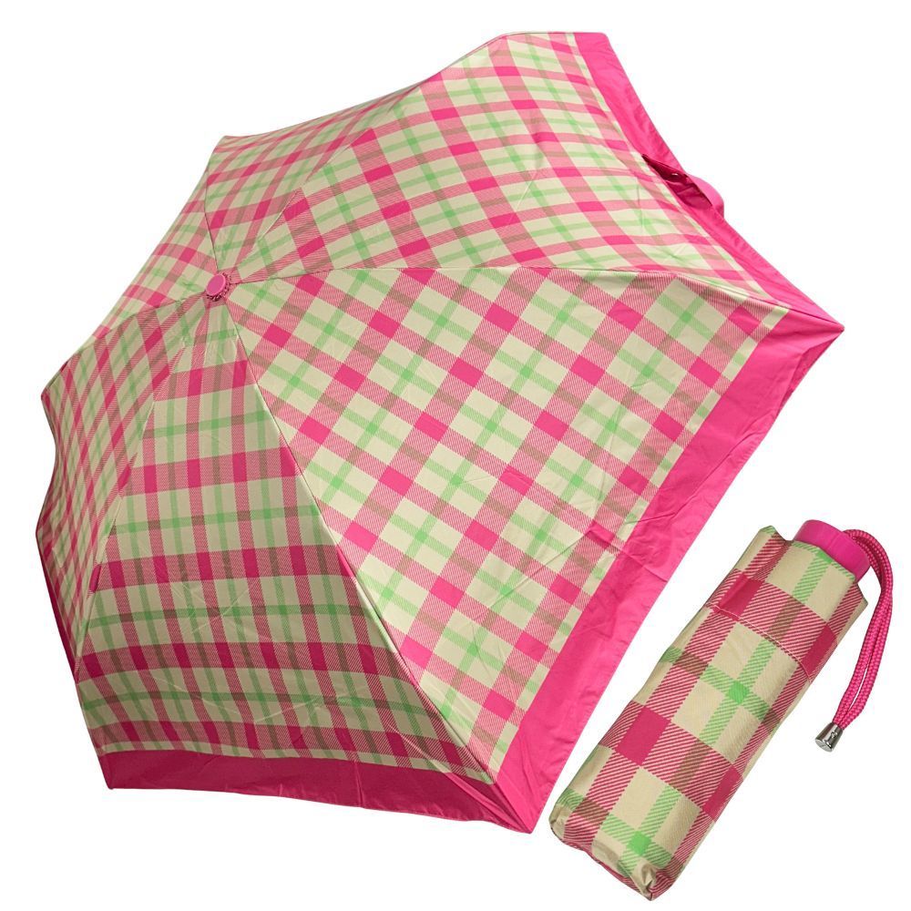 コーチ COACH 傘 折りたたみ傘 小物 UVカット プレイド プリント ミニ アンブレラ CBM56 SVPMC ピンクマルチ コーチ COACH 傘 折りたたみ傘 小物 UVカット プレイド プリント ミニ