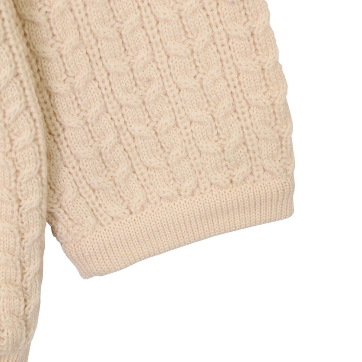 CELINE オールドセリーヌ ケーブルニット カーディガン 42 トリオンフ