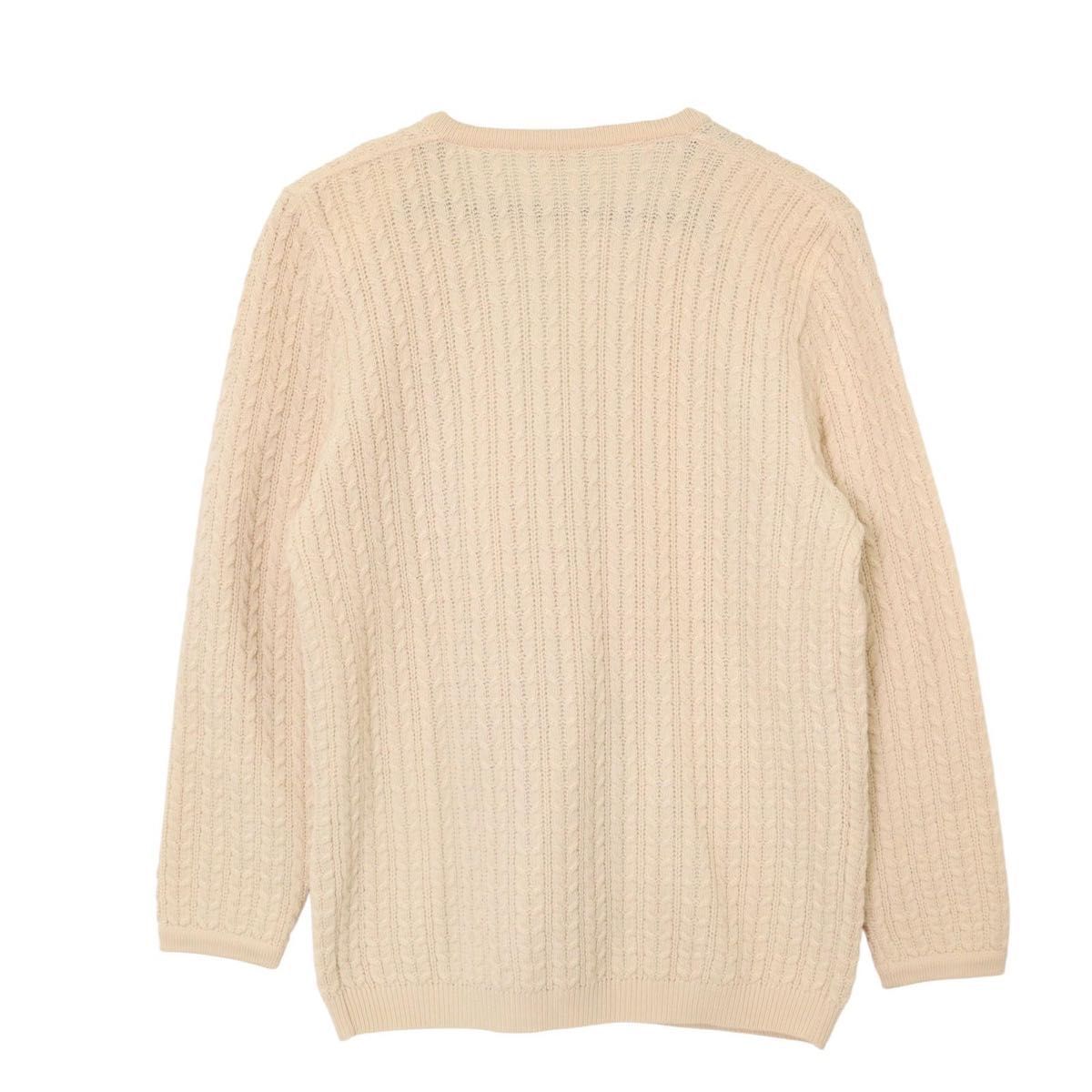 CELINE オールドセリーヌ ケーブルニット カーディガン 42 トリオンフ