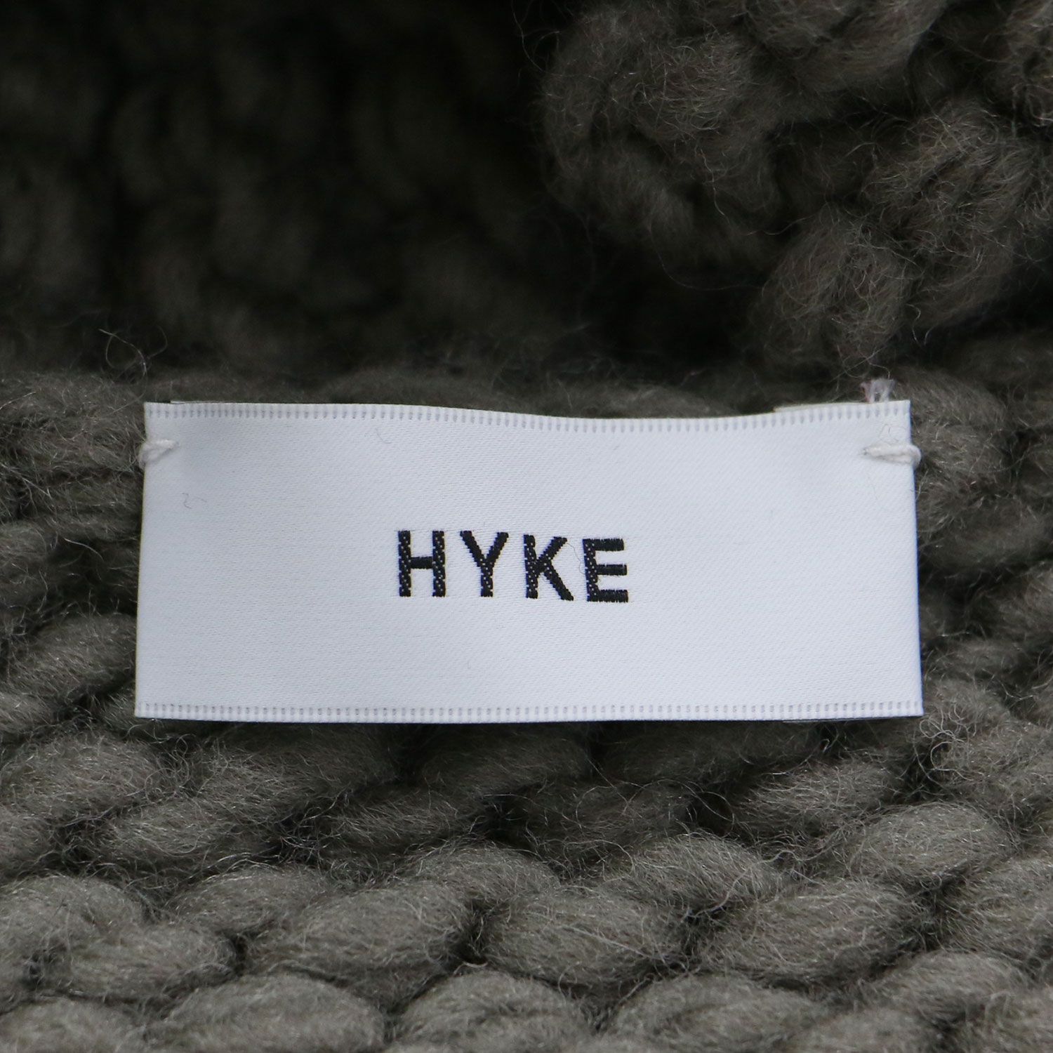 HYKE ハイク ベスト カーキ系 サイズ:FREE | 21秋冬 ハイネック