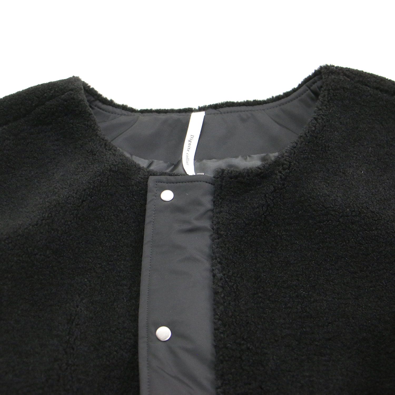 Dignite collier ディニテコリエ ベスト ブラック 黒 サイズ:FREE | 25