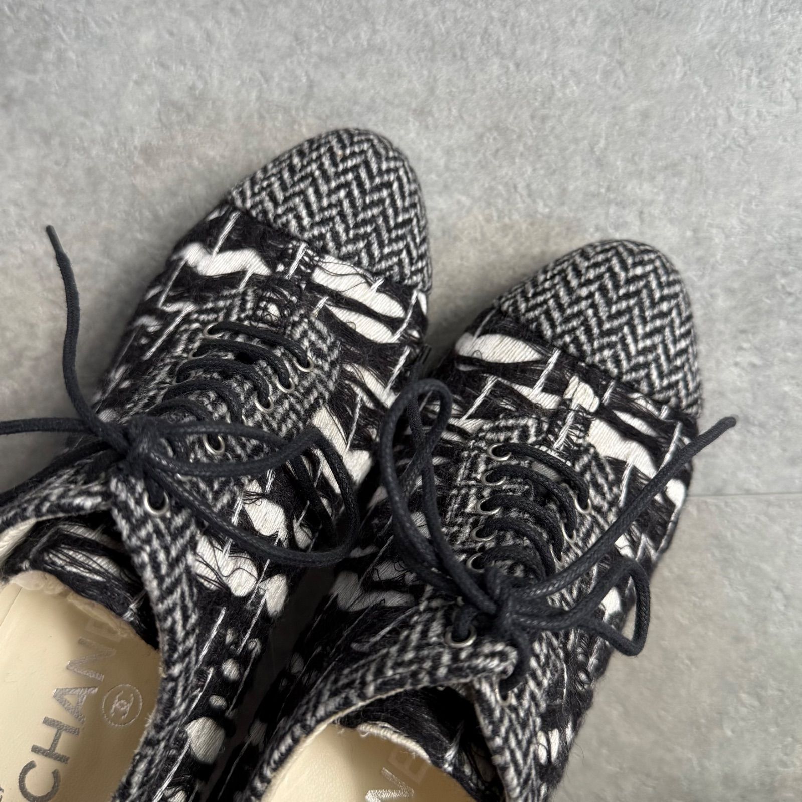 希少 美品 CHANEL シャネル ココマーク ショートブーティ ブラック