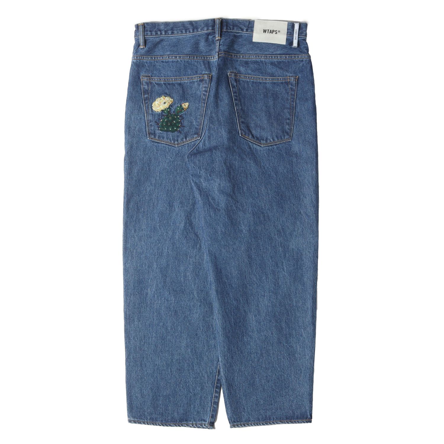 WTAPS ダブルタップス パンツ インディゴ サイズ:L | 24SS サボテン