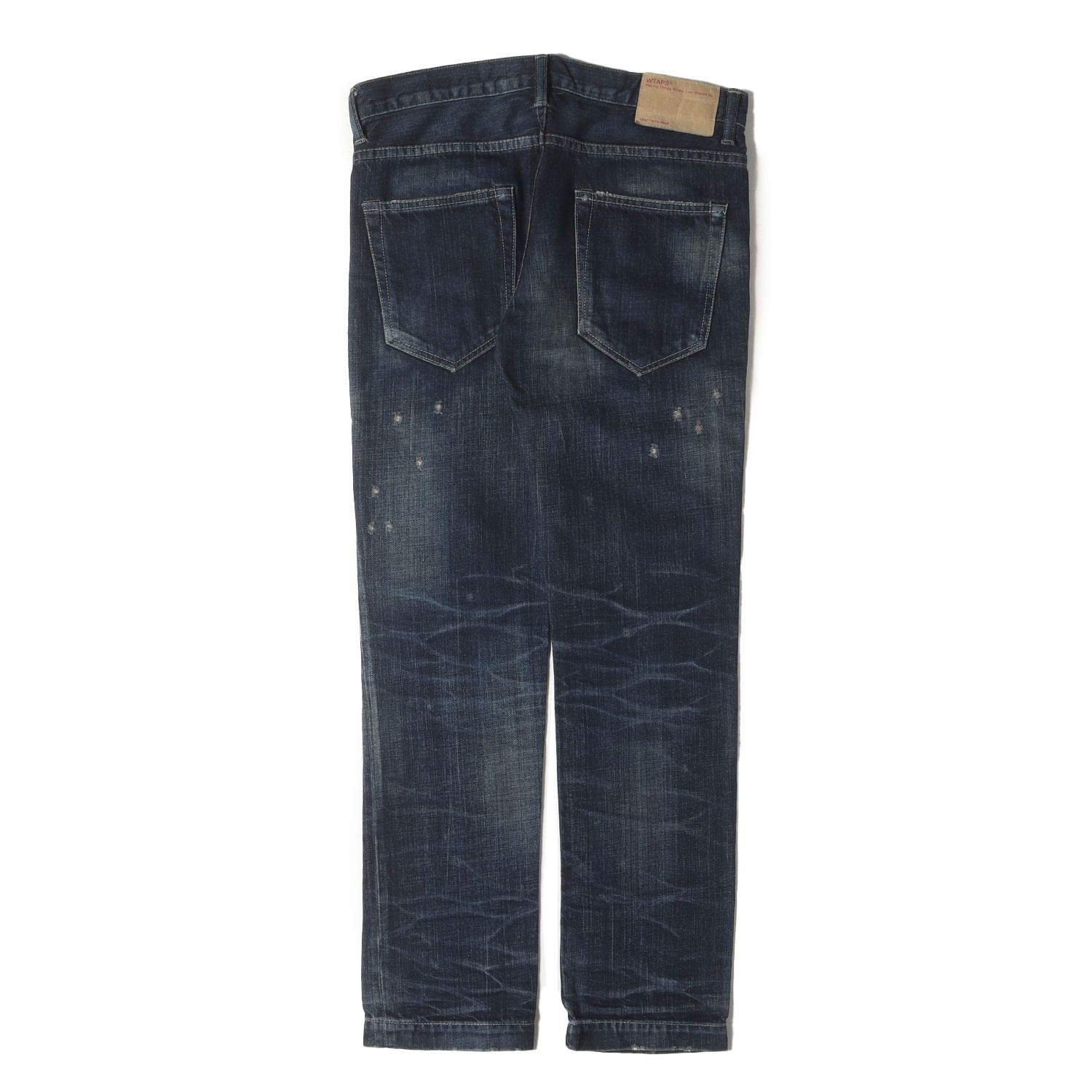 wtaps デニム　パンツ　インディコ 美品】WTAPS ダブルタップス パンツ インディゴ サイズ:S | ダメージ