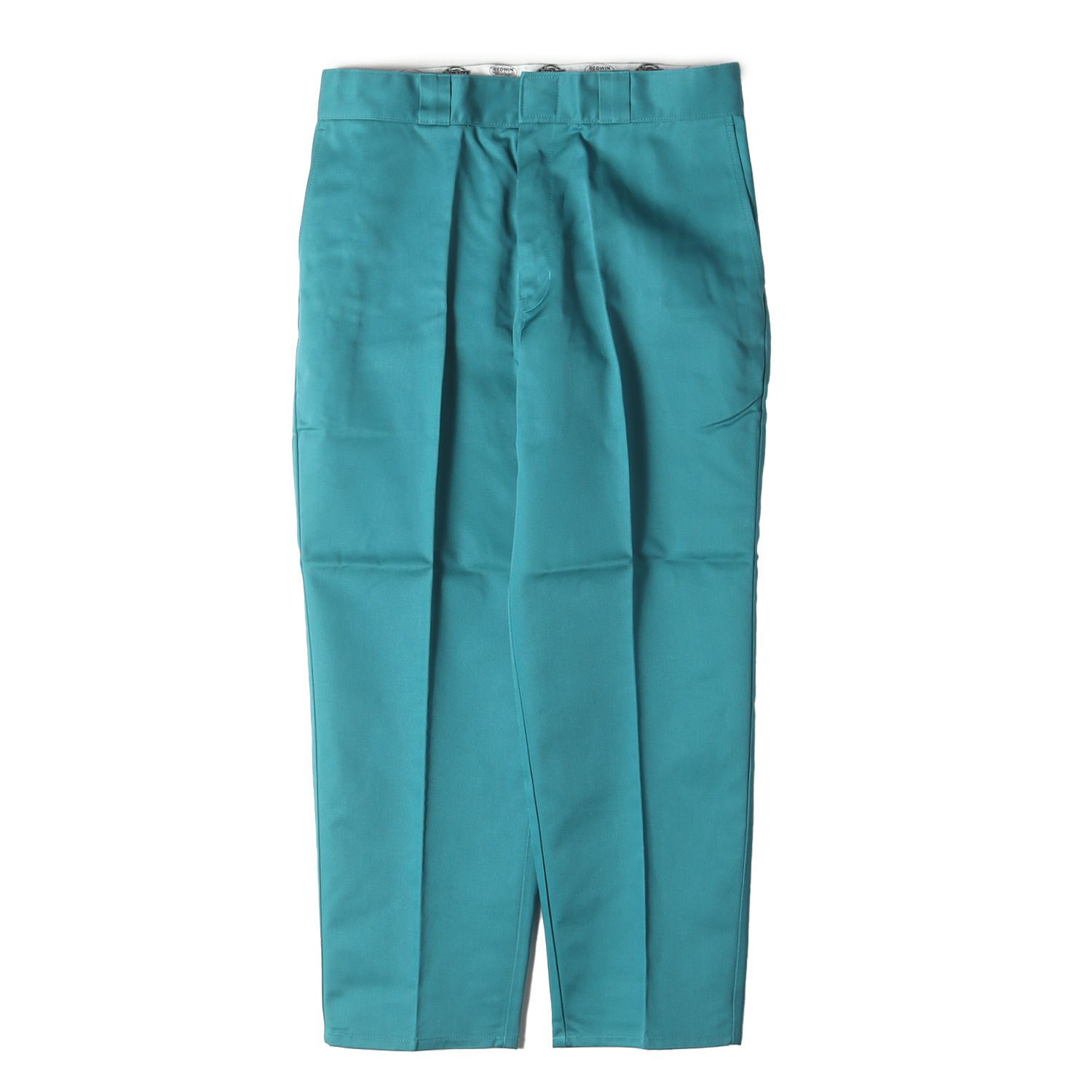 【新品】BEDWIN ベドウィン パンツ グリーン サイズ:3 | 21SS Dickies T/Cツイル テーパード ワーク チノパンツ (10L SLIM FIT PANTS THUNDERS) | ボトムス ズボン | コラボ【メンズ】