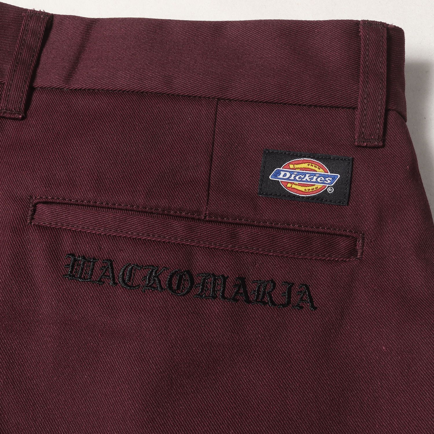 ワコマリア ×ディッキーズ　チノパンツ　バーガンディ WACKO MARIA 美品】WACKO MARIA ワコマリア パンツ バーガンディー サイズ:M | 25SS