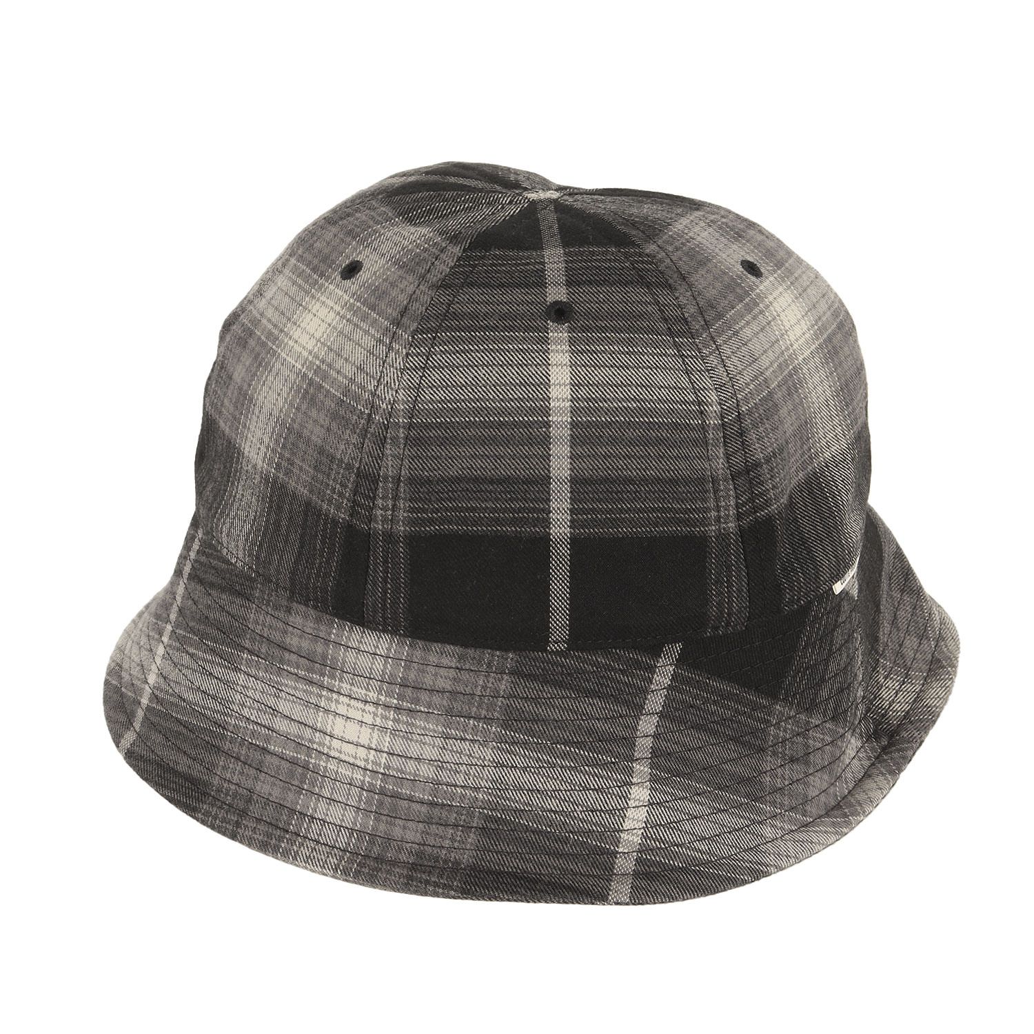 COOTIE クーティー ハット ブラック 黒 サイズ L 23 SS オンブレチェック ボールハット R C Ombre Check Ball Hat ブランド 帽子 メンズ