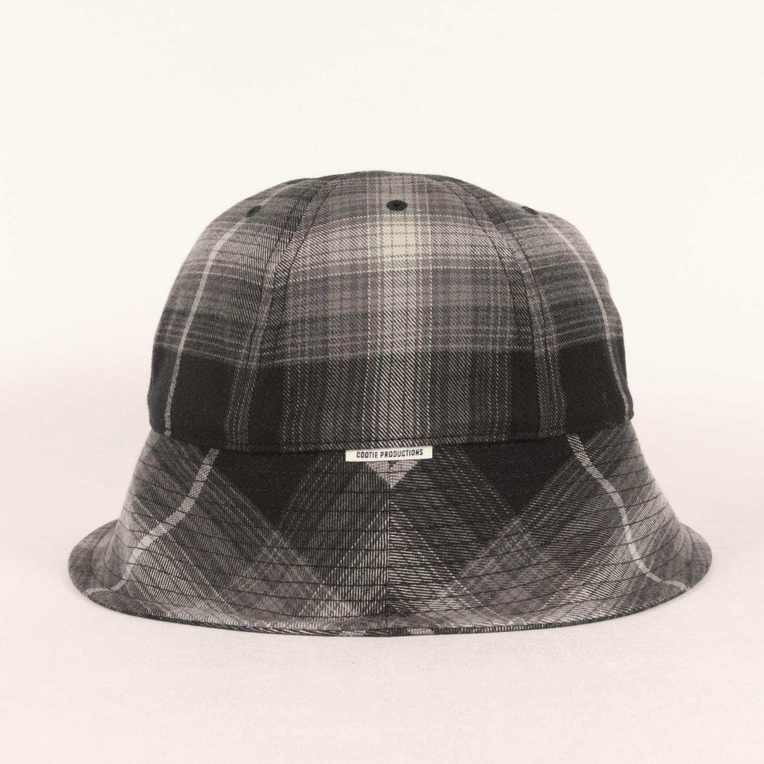 COOTIE クーティー ハット ブラック 黒 サイズ L 23 SS オンブレチェック ボールハット R C Ombre Check Ball Hat ブランド 帽子 メンズ