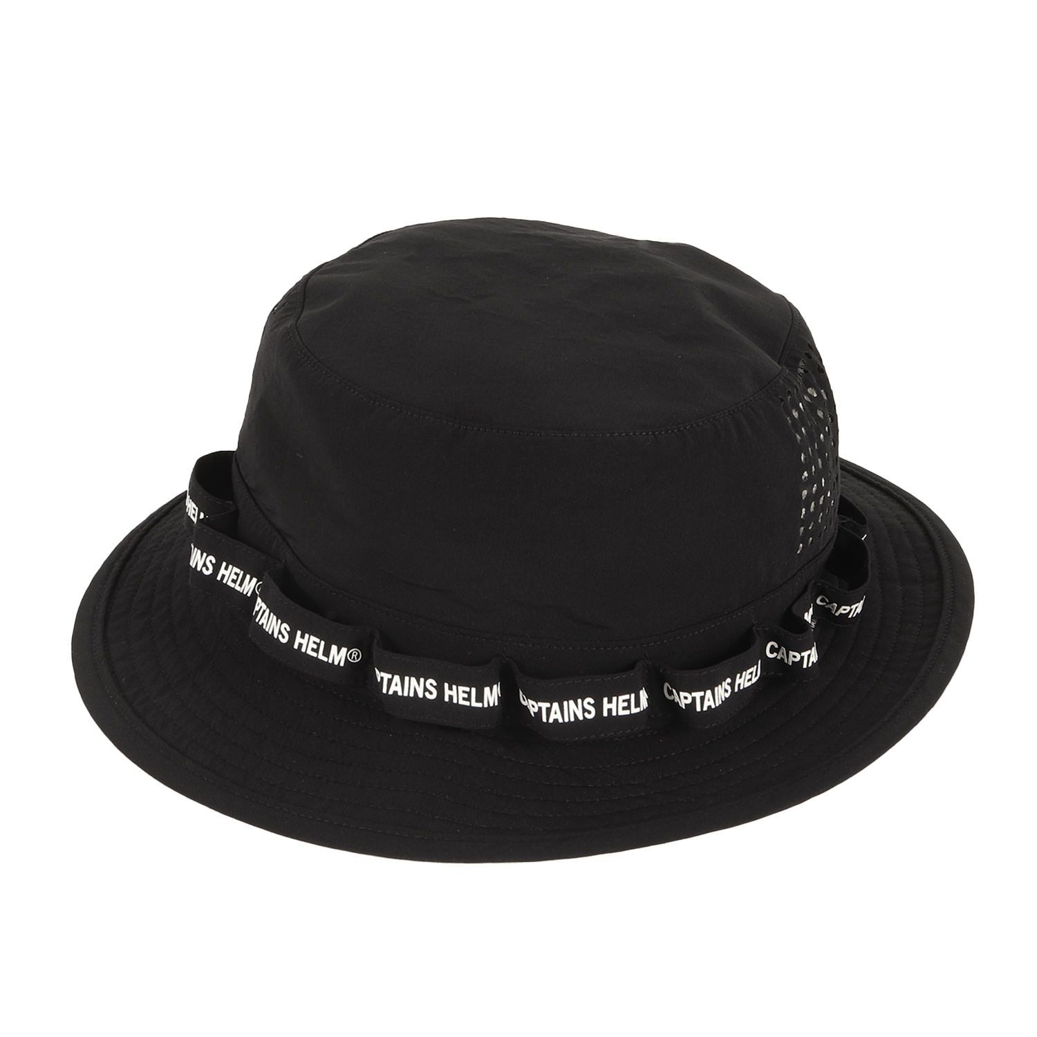 Captains Helm キャプテンズヘルム ハット ブラック 黒 サイズ | 24 SS ドライ ストレッチ サーフ サファリハット DRY STRETCH SURF SAFARI HAT ブランド 帽子 メンズ