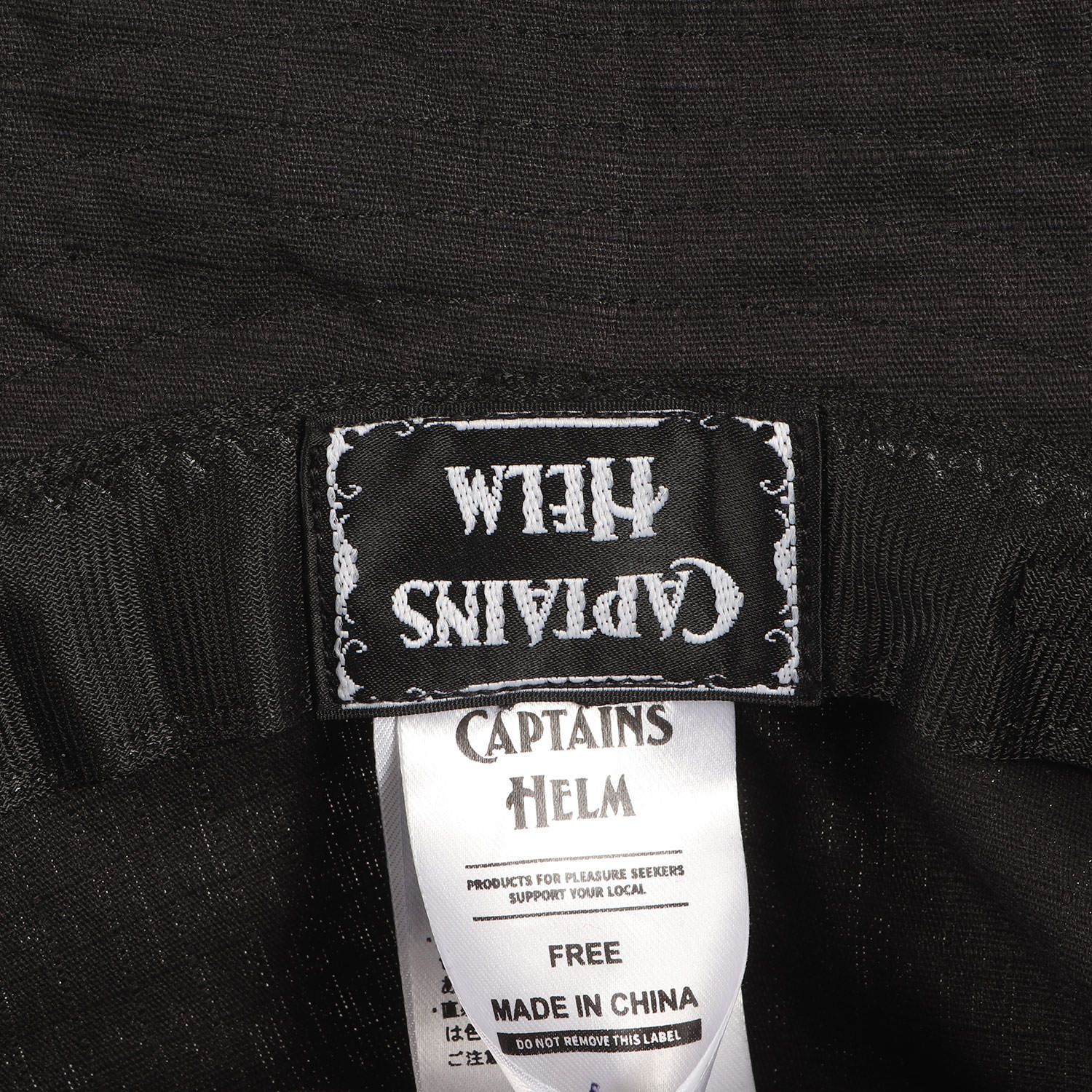 美品】Captains Helm キャプテンズヘルム ハット ブラック 黒 サイズ