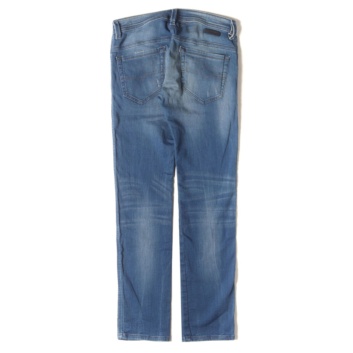 注文 DIESEL ディーゼル パンツ インディゴ サイズ:28 | ダメージ加工