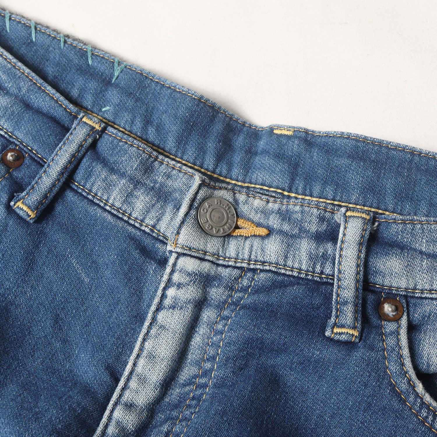 smileロンハーマン　ヴィンテージ加工　デニムパンツ　W29 USA製 購入 Ron Herman ロンハーマン パンツ インディゴ サイズ:29