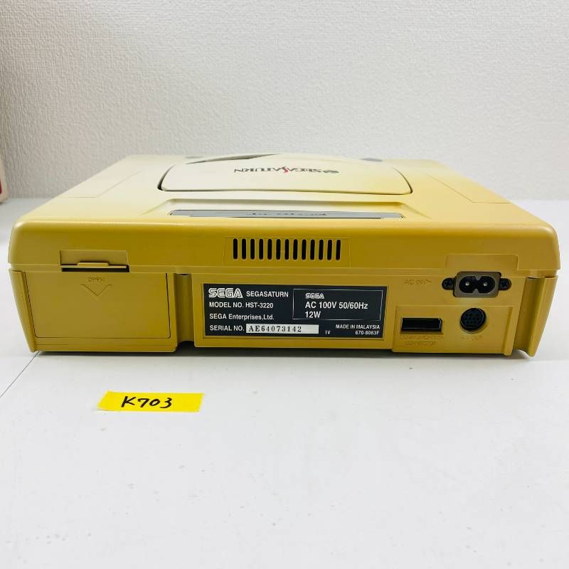 ◇K703【すぐに遊べるセット 動作OK】SEGA セガサターン SEGA SATURN