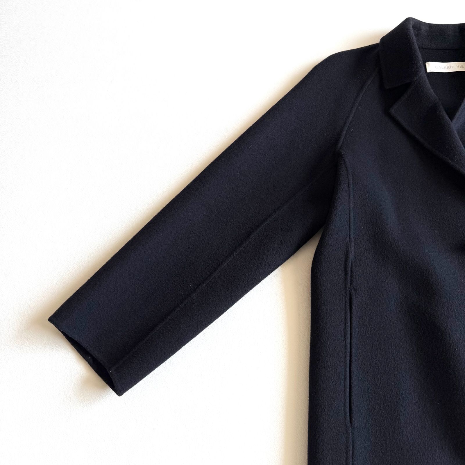 GALERIE VIE ギャルリーヴィー ウール チェスターコート ネイビー