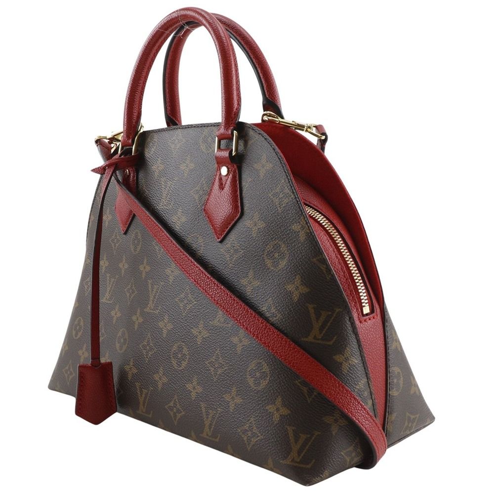 LOUIS VUITTON ルイ ヴィトン アルマイントゥーバッグ 2 WAYショルダー M 41779 モノグラムキャンバス ルージュ 茶 赤 SP 1176 レディース ハンドバッグ