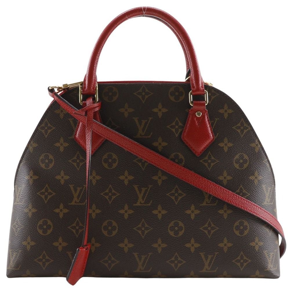 LOUIS VUITTON ルイ ヴィトン アルマイントゥーバッグ 2 WAYショルダー M 41779 モノグラムキャンバス ルージュ 茶|赤 SP 1176 レディース ハンドバッグ
