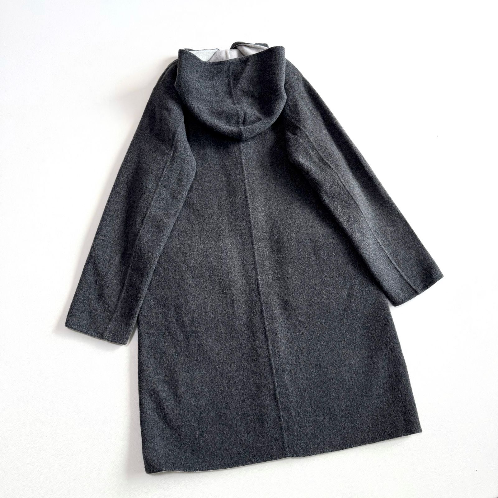 theory luxe セオリーリュクス フード付き ダブルフェイス リバー