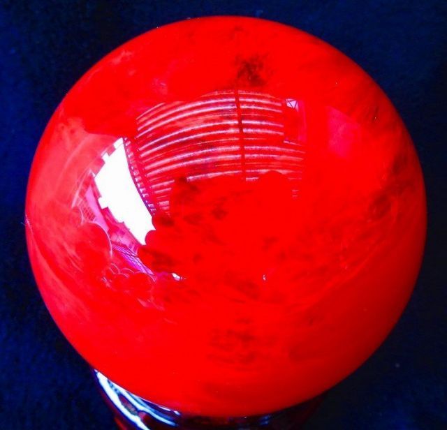 絶品超綺麗K9赤水晶丸玉☆超巨大27.1kg☆310mm台座付〇tk2673 絶品超綺麗K9赤水晶丸玉☆超巨大27.1kg☆310mm台座付〇tk2673