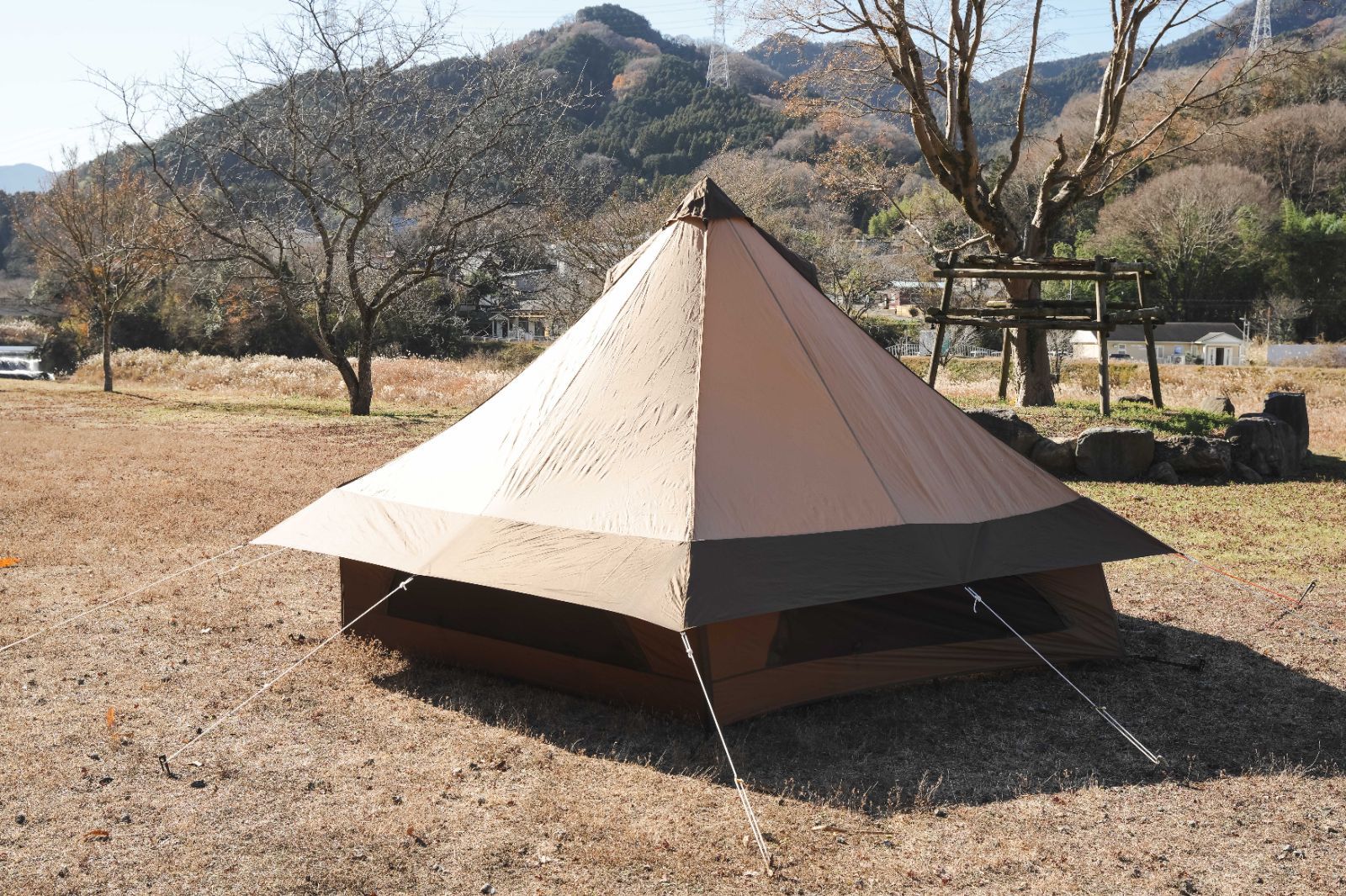 ogawa グロッケ8 ワンポールテントPVCマルチシート付き - メルカリ