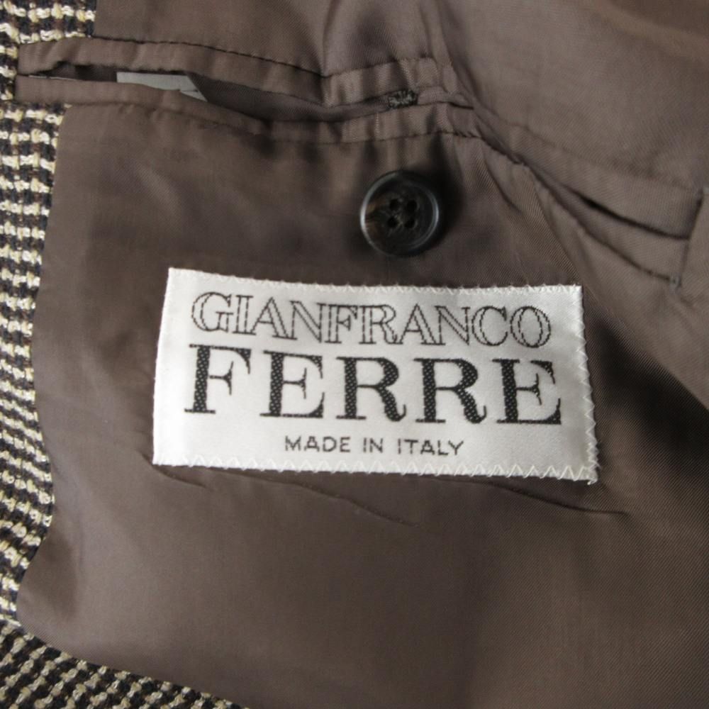 ジャンフランコフェレ GIANFRANCO FERRE テーラードジャケット シルク