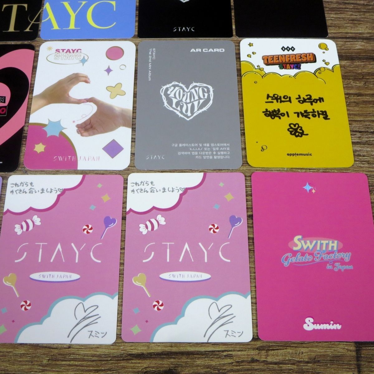 ◇STAYC トレカ スミン15枚 ステイシー Holiday in STAY IN CHICAGO