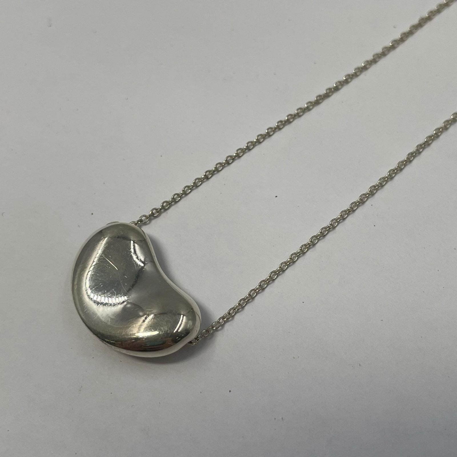 TIFFANY&Co. ティファニー ネックレス ビーン ミニ シルバー 925