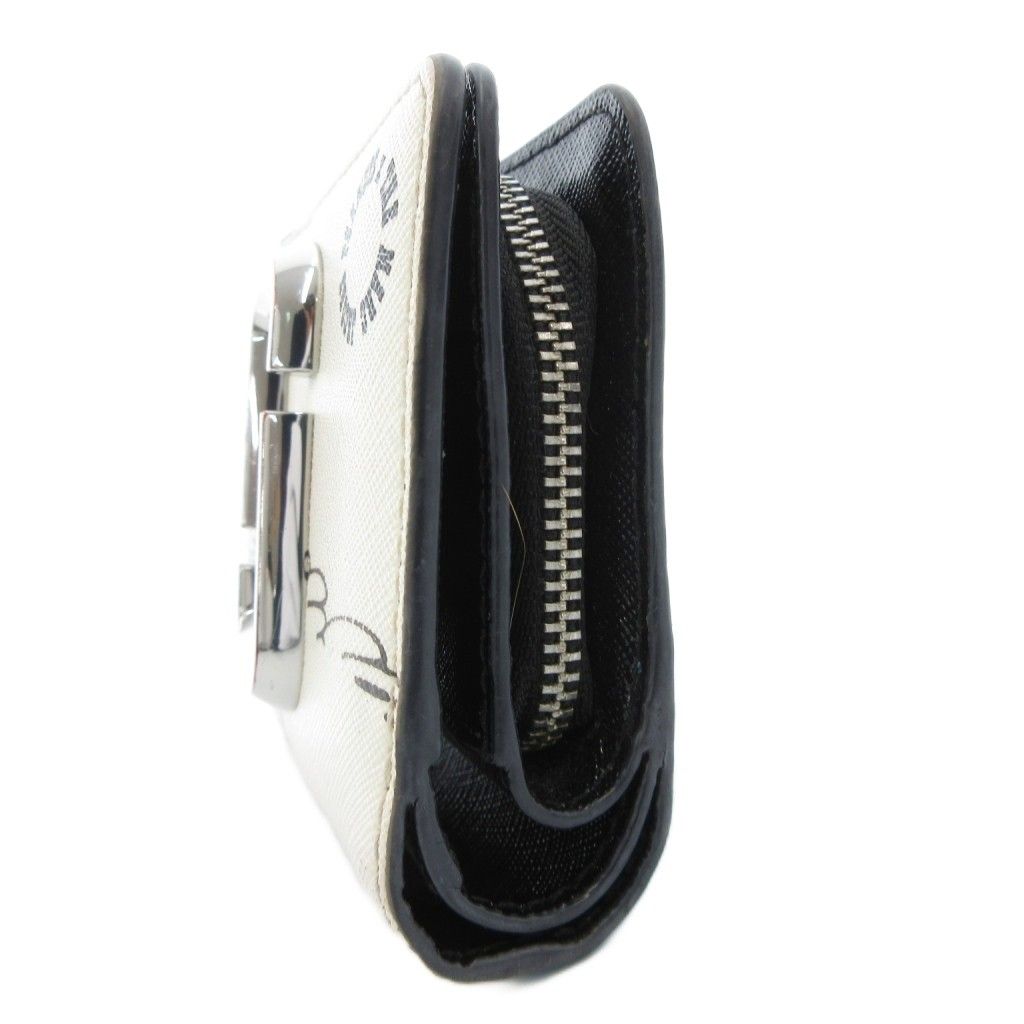 【限定コラボ】マークジェイコブスのスヌーピー 二つ折り財布 レザー MARC JACOBS（マーク・ジェイコブス） MARC JACOBS S121L01FA21 二