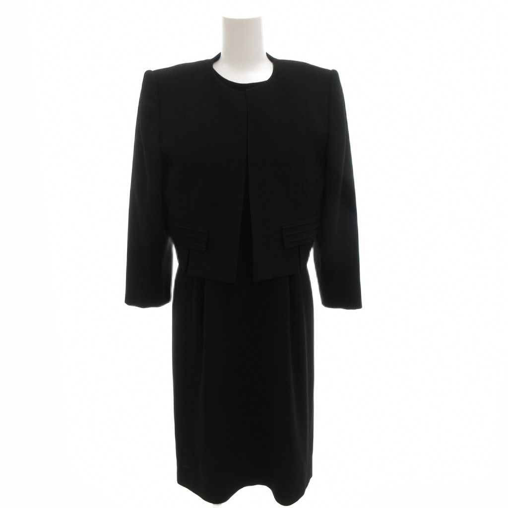 クロエ CHLOE ブラックフォーマル セットアップ ジャケット ワンピース ロング 7 AB 黒 ブラック FF