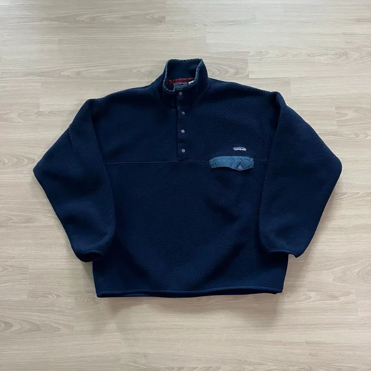 L ヴィンテージ パタゴニア Synchilla シンチラ ネイビー