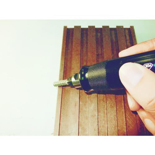 TRUSCO トラスコ 超硬バー 円筒型エンド刃 Φ19 X刃長25 X軸6 ダブルカット