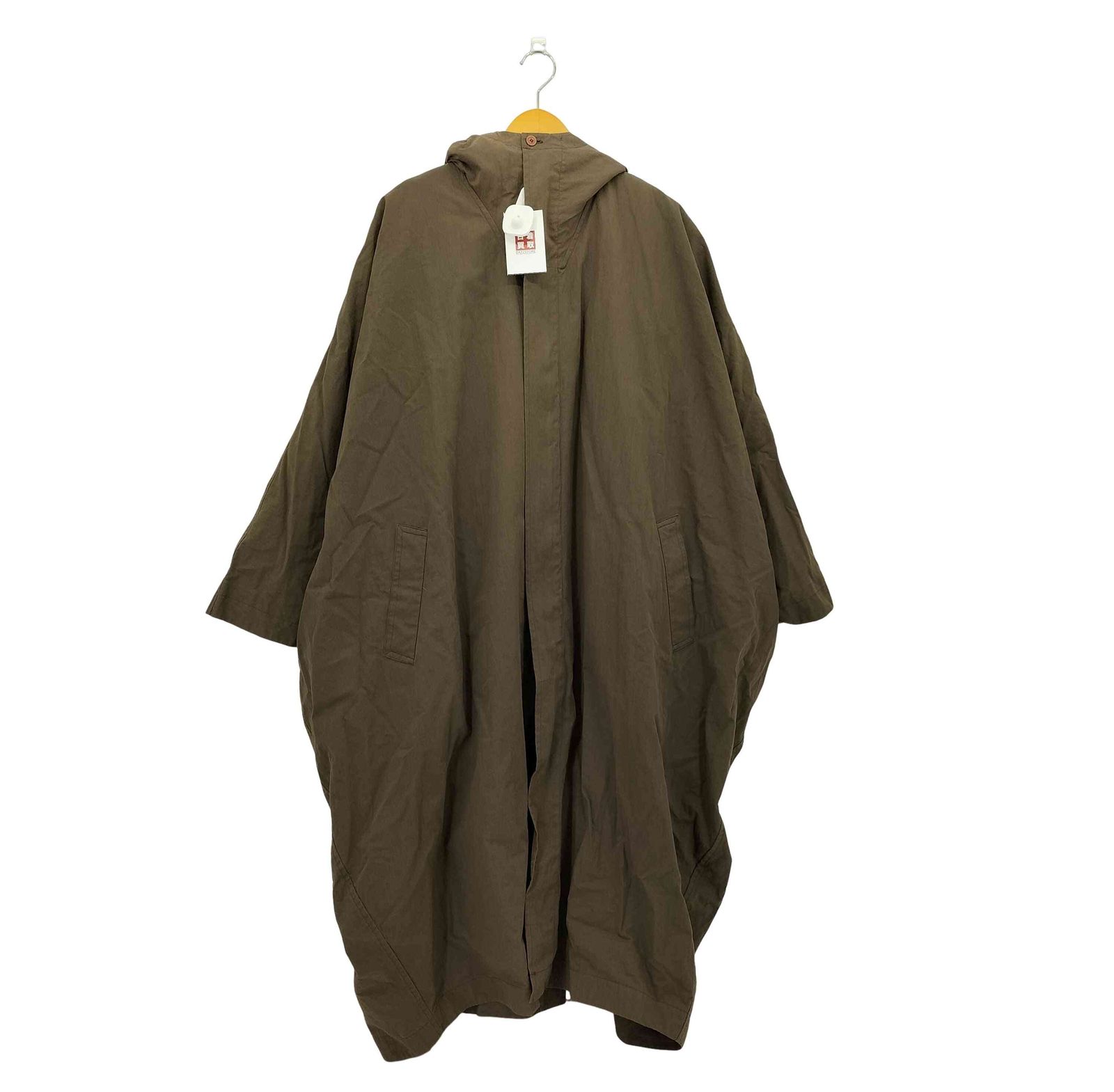 イッセイミヤケメン ISSEY MIYAKE MEN 80 s 85年製 筆タグ リバーシブルライナー付き コットンナイロン フーデッド イカコート メンズ JPN M