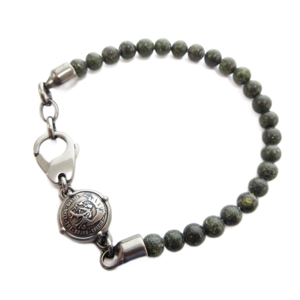 ディーゼル DIESEL ブレスレット 天然石 グリーン系 /FF - メルカリ