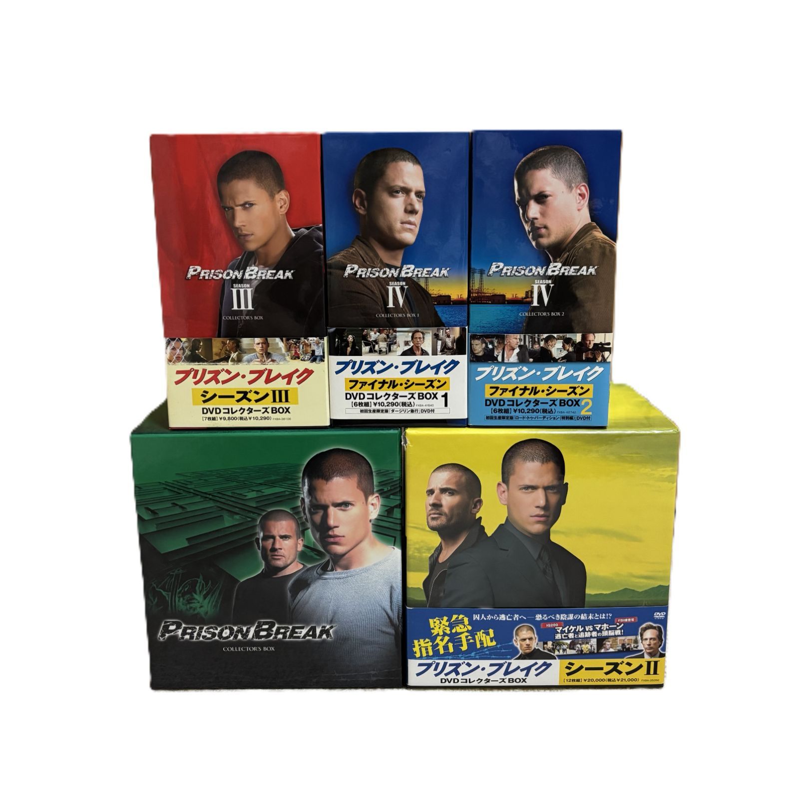 used】PRISON BREAK プリズンブレイク コレクターズBOX シーズン1〜4