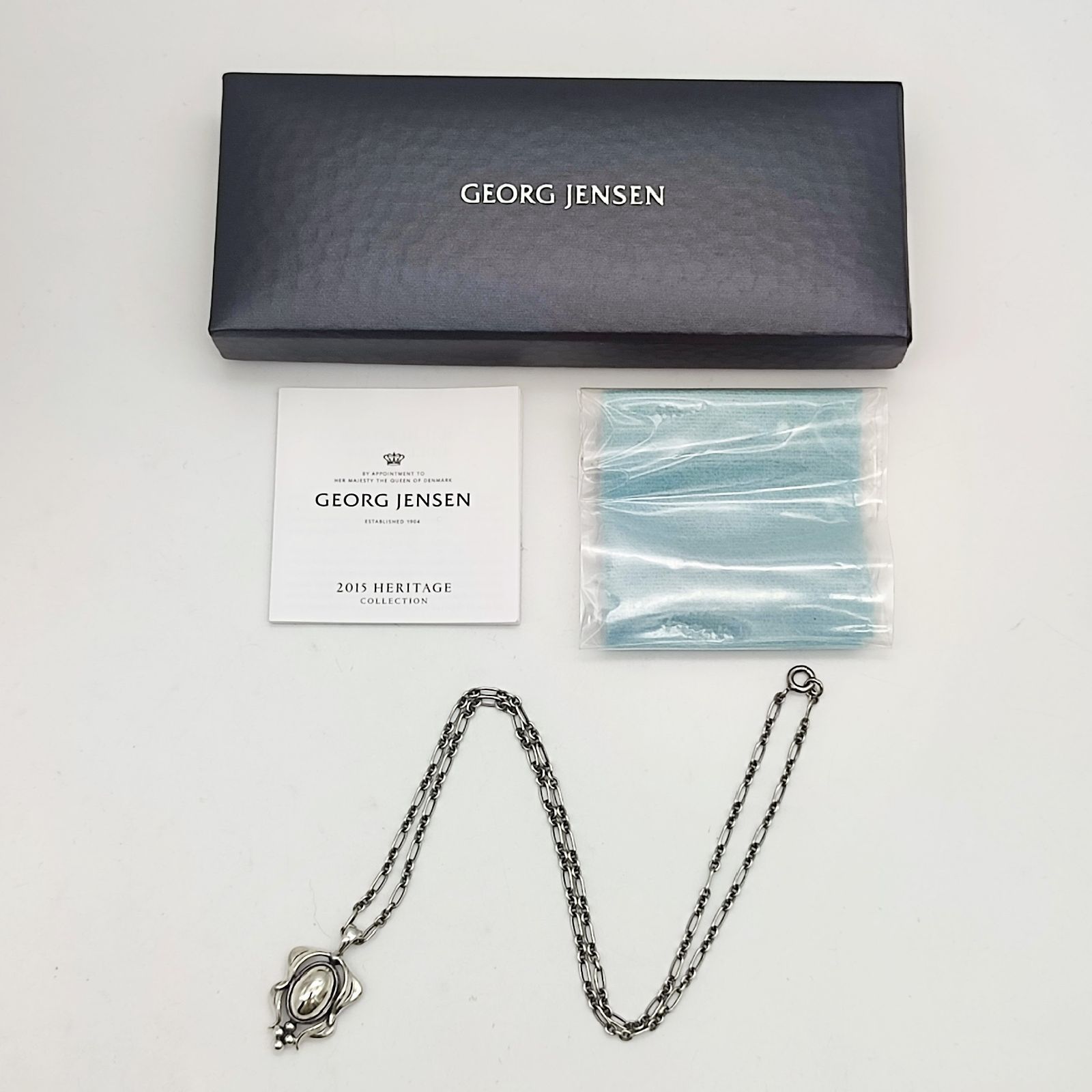 超美品】ジョージジェンセン ヘリテージコレクションネックレス イヤー
