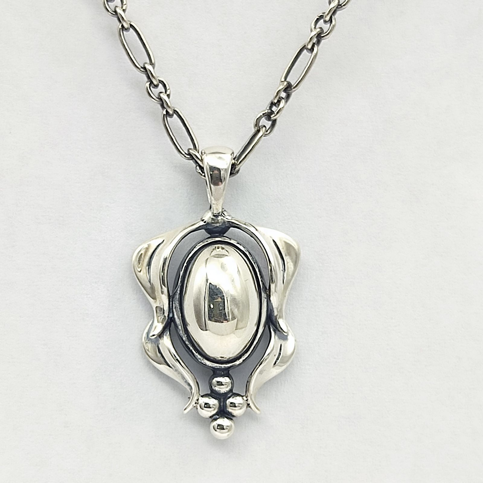超美品】ジョージジェンセン ヘリテージコレクションネックレス イヤー