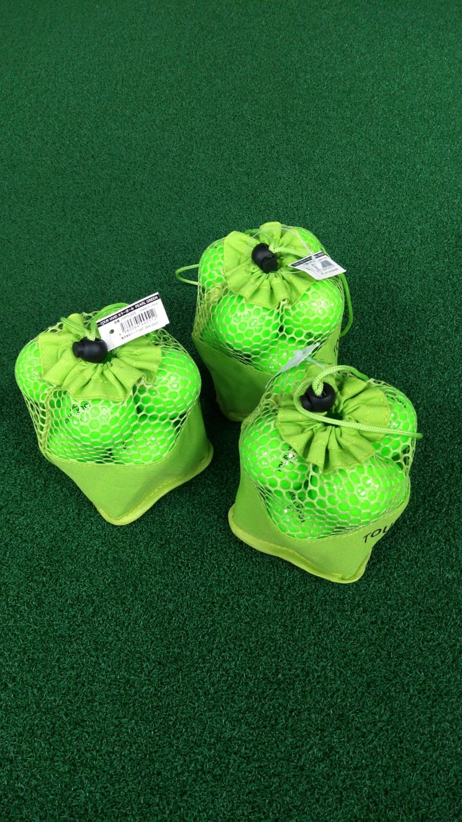 [Cheaper than a brand-new, unused lost ball!? [Bargain 3 Dozen] Golf Ball Golf Ball TOUR VIVIT SOFT Tour Vivid Soft 2 Piece Distance Total 36 Ball in Mesh Bag Fluorescent Pearl Green Color Ball Conspicuous High Resilience (Urayasu Store)