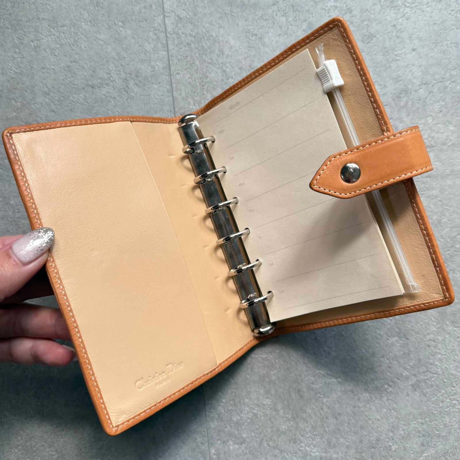 Dior 手帳　超美品 極美品 Christian Dior クリスチャンディオール 手帳カバー アジャンダ