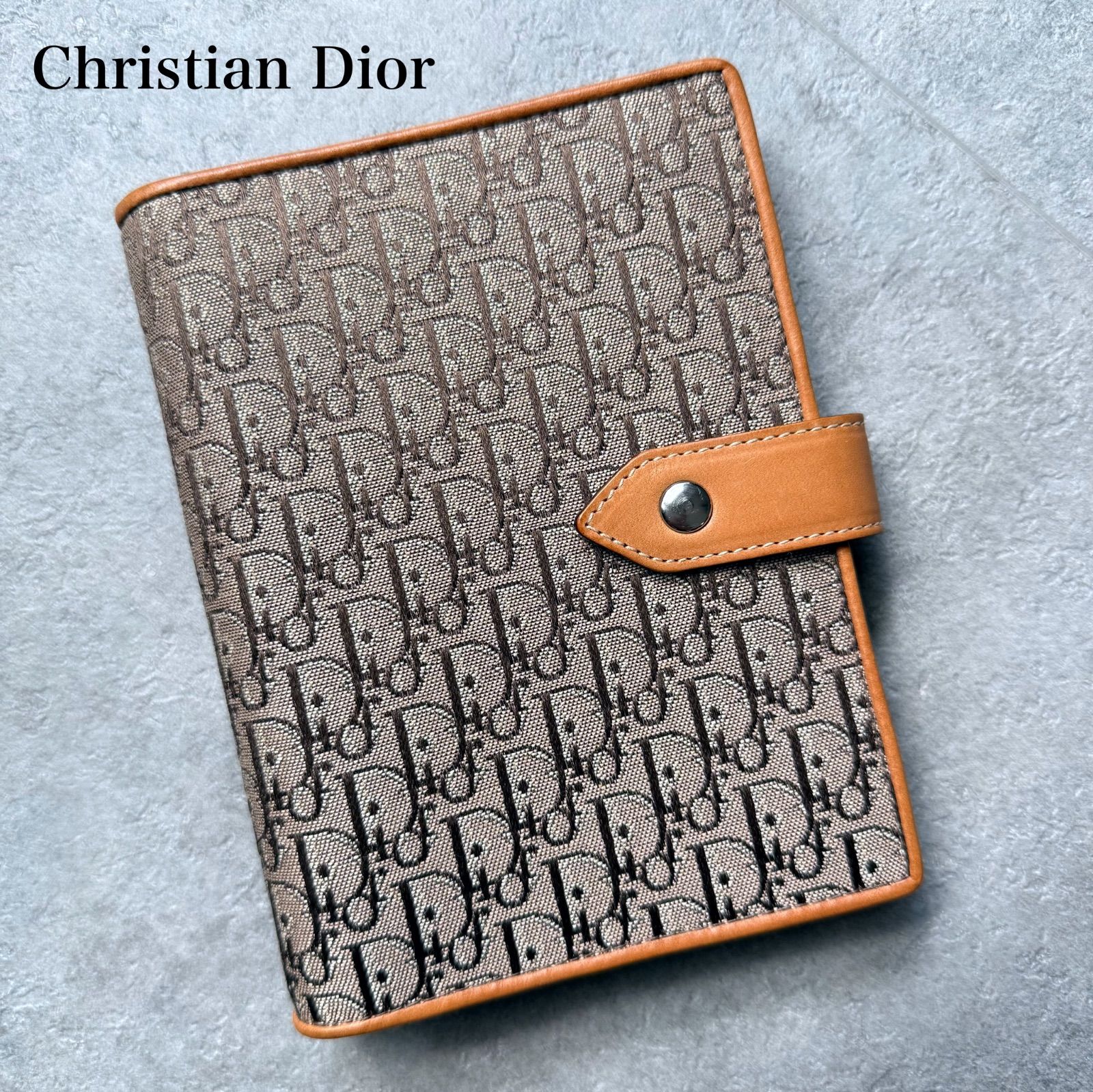 Dior 手帳　超美品 極美品 Christian Dior クリスチャンディオール 手帳カバー アジャンダ