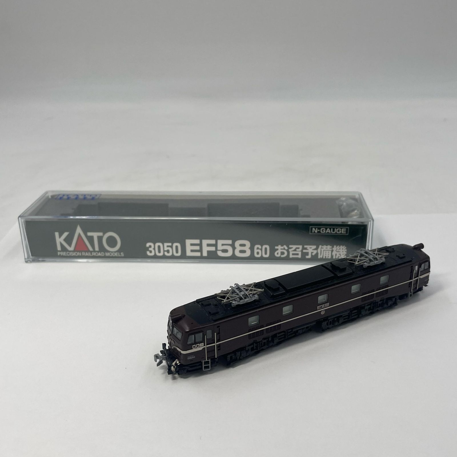 KATO カトー 鉄道模型 お召予備機 お召機 3050 EF58 60 模型 赤 茶色