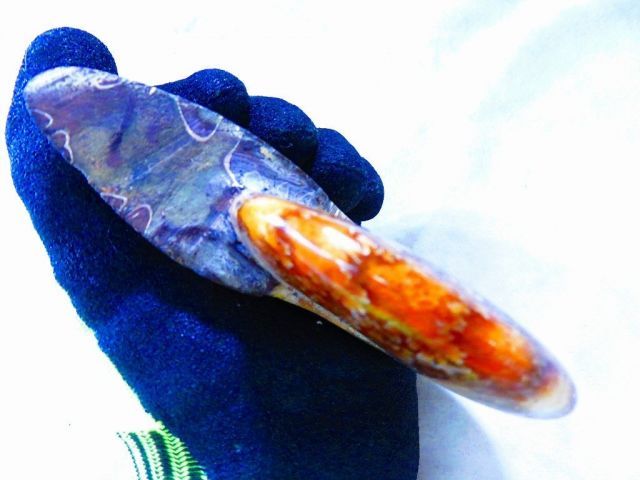 数万個の中の一個☆天然マダガスカル産 ☆ 縫合線オパールアンモナイト