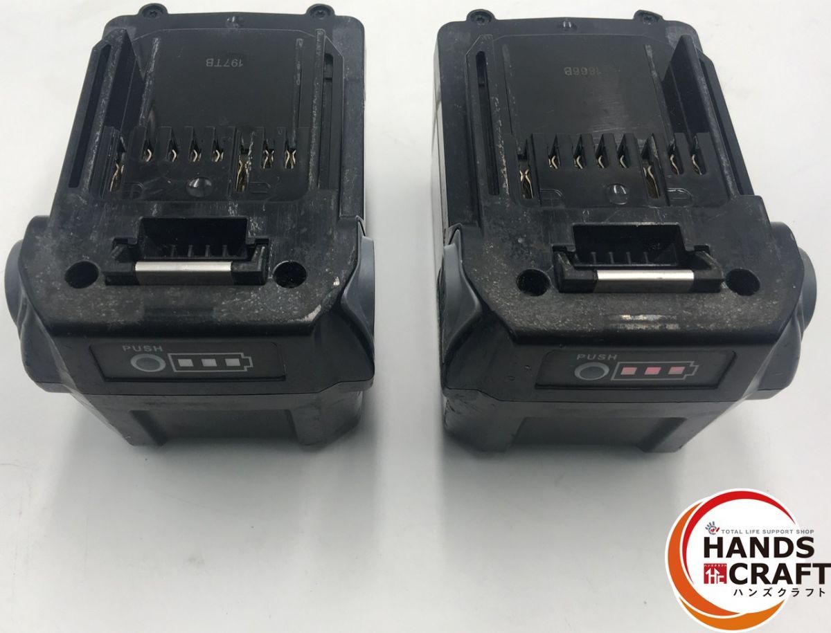 うち1点の残量計ライト無灯 充電器