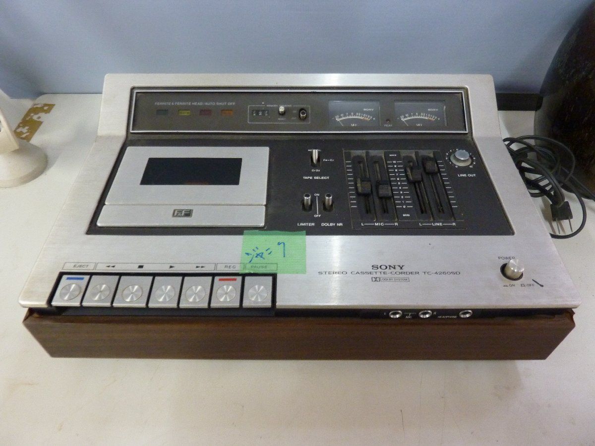 K867 SONY ソニー TC-4260SD 1970年代 訳あり SONY ソニー TC-4260SD カセットレコーダー 60Hz用 - メルカリ 配信機器・PA機器・レコーディング機器